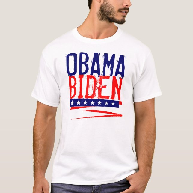 OBAMA-BIDEN (sid2) Tee (Framsida)