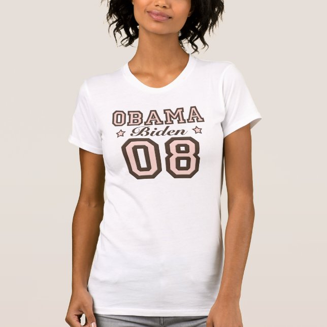 Obama Biden skjorta för 08 T T-shirt (Framsida)