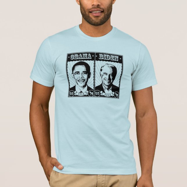 OBAMA BIDEN TEE SHIRT (Framsida)