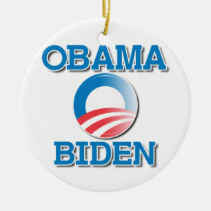 OBAMA BIDEN TVÅ NAMN - .PNG JULGRANSPRYDNAD KERAMIK
