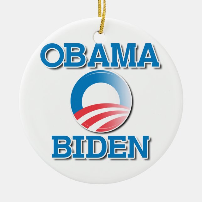 OBAMA BIDEN TVÅ NAMN - .PNG JULGRANSPRYDNAD KERAMIK (Framsidan)
