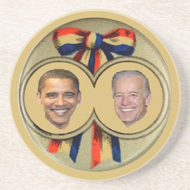 Obama Biden Underlägg Sandsten (Framsidan)