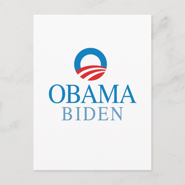 Obama Biden Vykort (Framsida)