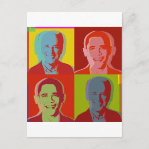 Obama biden vykort