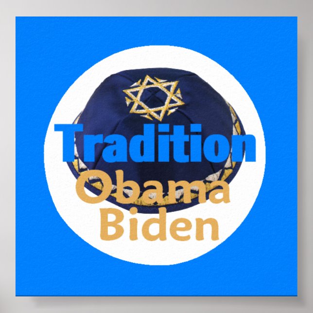 Obama Biden YARMULKE Poster (Framsidan)