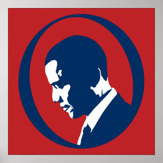 Obama: Big O-Poster Poster