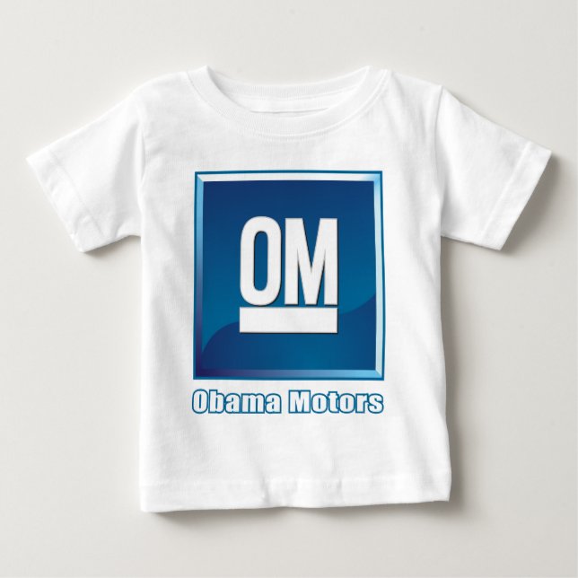 Obama bilar logotypen tee shirt (Framsida)
