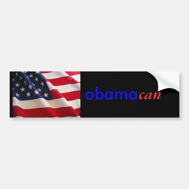Obama bildekal (Framsidan)
