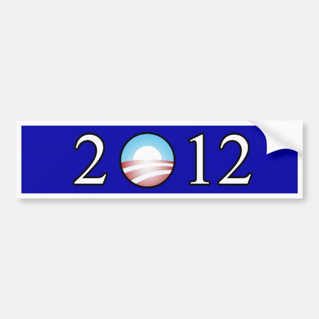 Obama bildekal 2012 (Framsidan)