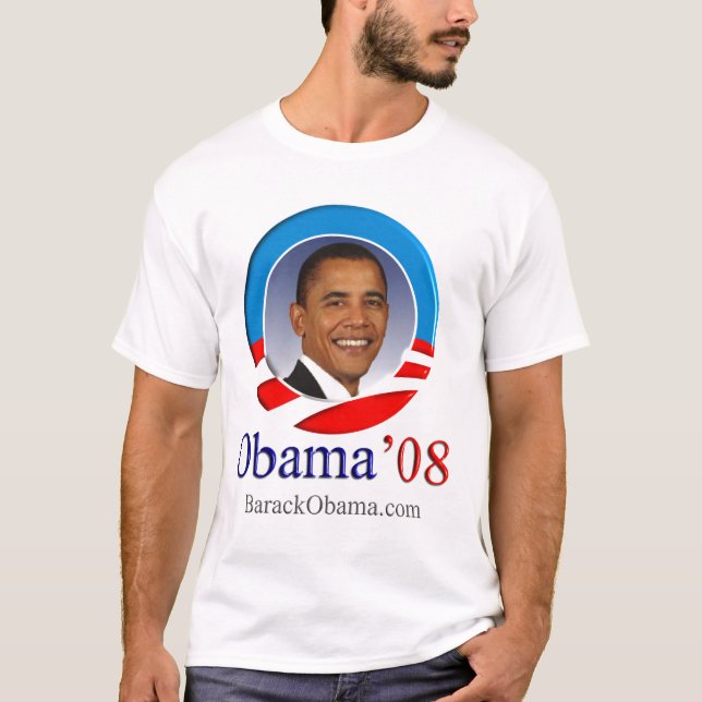 Obama bildlogotyp tee (Framsida)