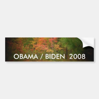OBAMA Bildstöd på stötfångaren Bildekal