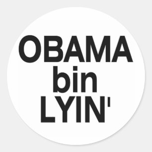 Obama bin Lyin Runt Klistermärke
