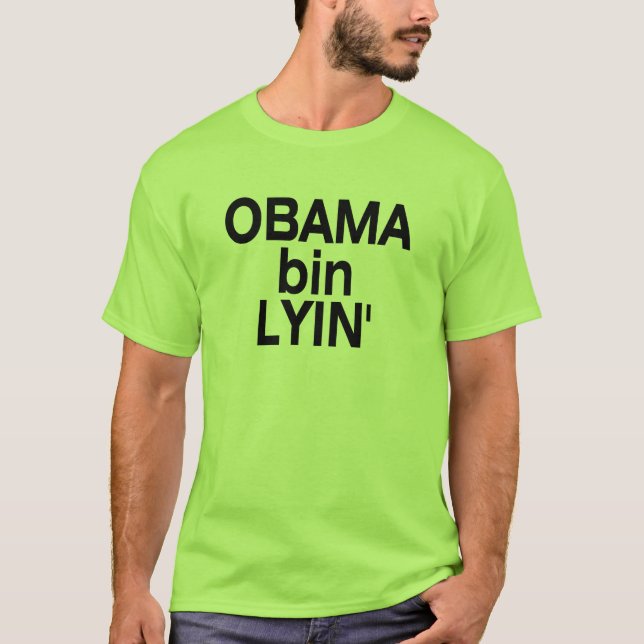 Obama bin Lyin Tee Shirt (Framsida)
