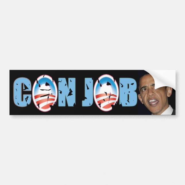 Obama Bluffmakare Bildekal (Framsidan)