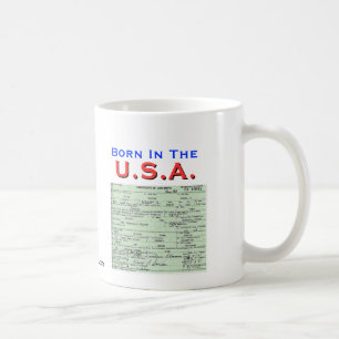 Obama: Bördigt USA Kaffemugg