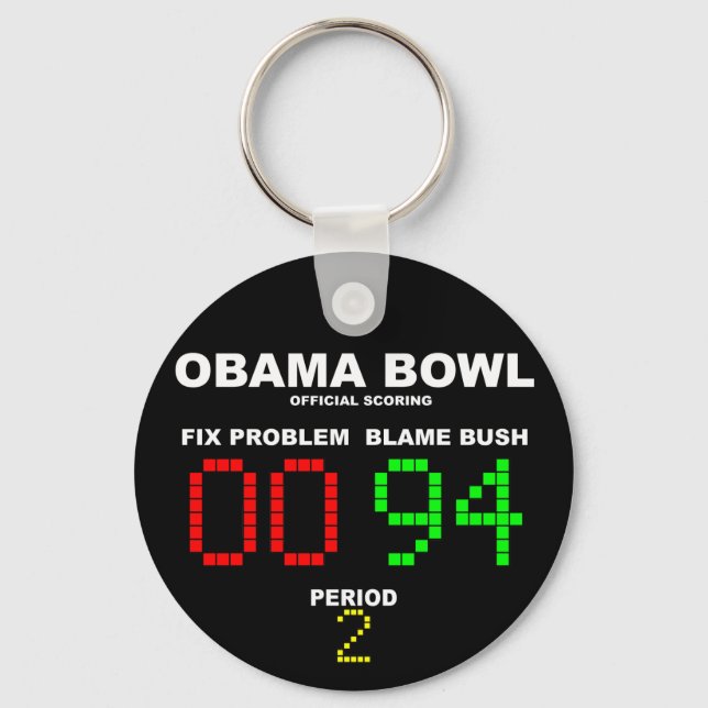 Obama Bowl - Officiell Scoring Nyckelring (Framsida)