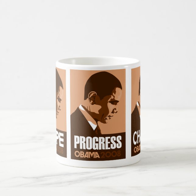 Obama bruntmugg kaffemugg (Center)