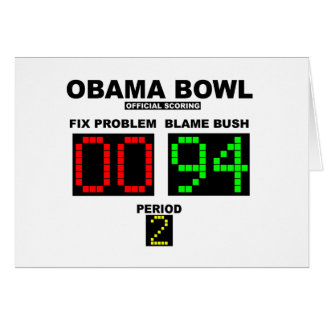 Obama bunke - officiellt göra poäng hälsningskort