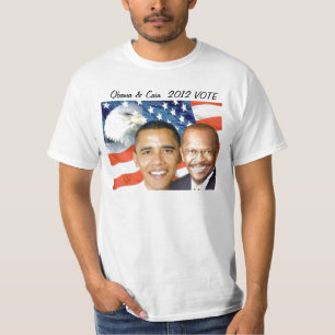 Obama & Cain 2012_ Tee Shirt