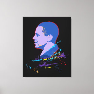 Obama Canvastryck