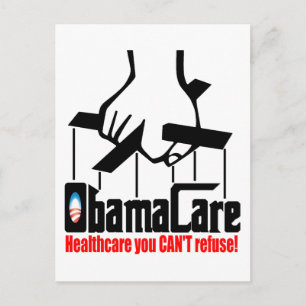 Obama Care: Hälso- och sjukvård kan du inte avslå! Vykort