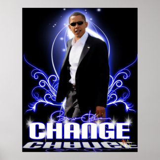 OBAMA CHANGE POSTER