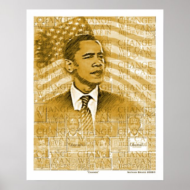 Obama "Change" Poster (Framsidan)