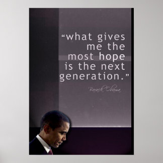 Obama Citat Affisch
