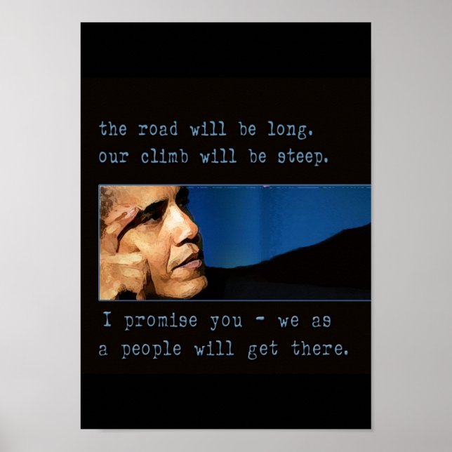 Obama Citat Affisch (Framsidan)