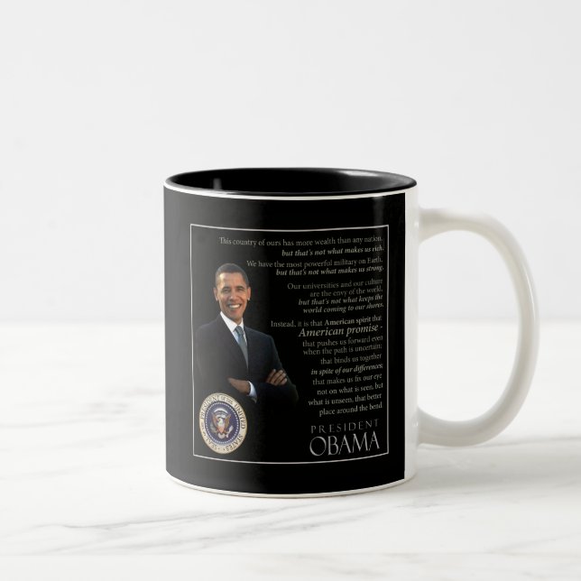 Obama Citat Mugg - 6 av 6 (Höger)