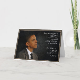 Obama citationstecken kort