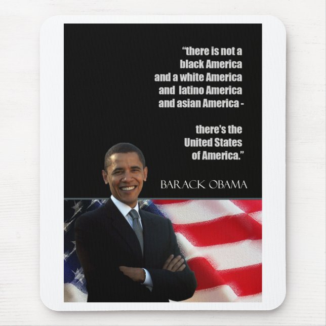 Obama citationstecken musmatta (Framsidan)