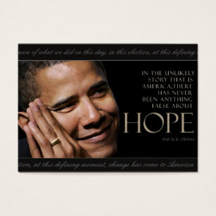 Obama citationsteckenkort visitkort