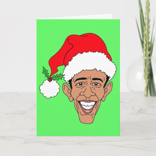 Obama Claus Helgkort (Framsida)