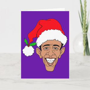 Obama Claus Helgkort