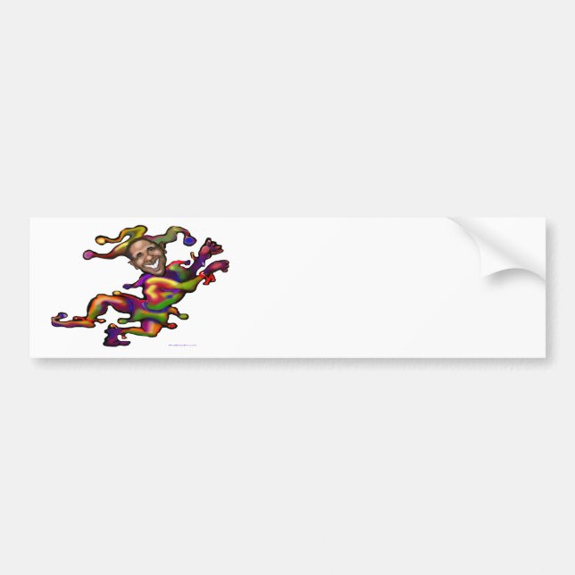 Obama Clown Bildekal (Framsidan)