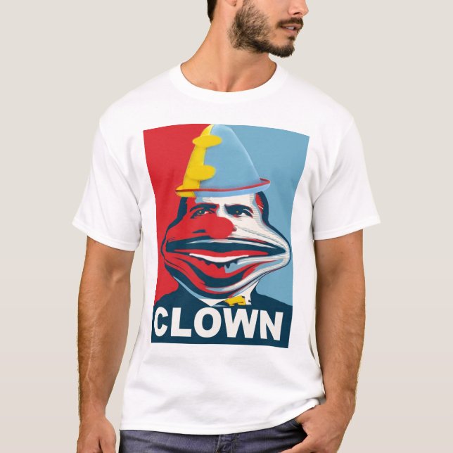 Obama clownen tee (Framsida)
