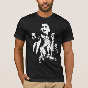 Obama Collage vid akamundo T Shirt