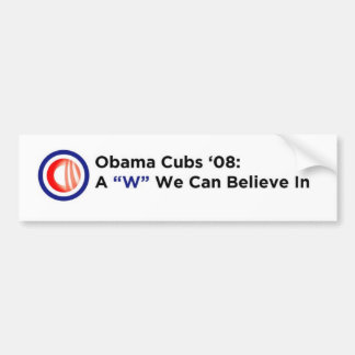 Obama Cubs Klistermärke