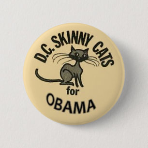 Obama D.C. Smala Katt knäppas Knapp