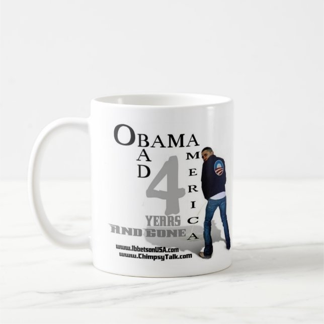 Obama dåliga! Kaffe koppar (Vänster)