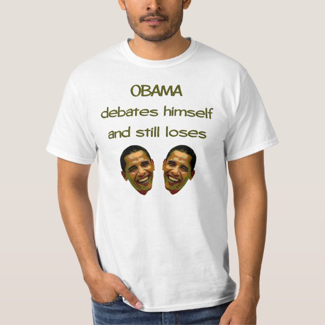 Obama debattskjorta tee (Framsida)