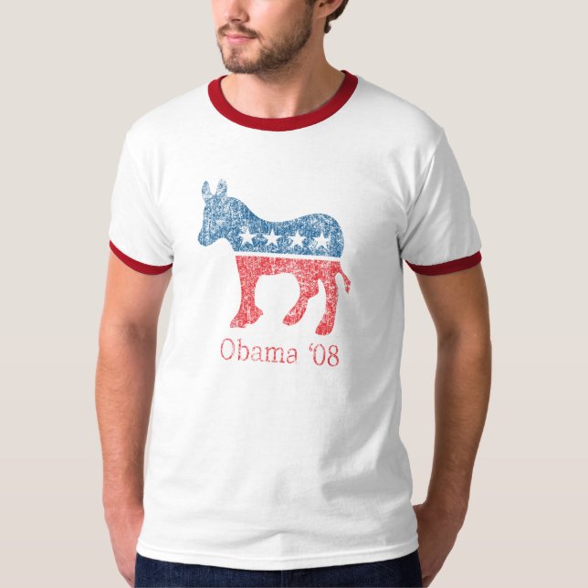 Obama demokrat '08 t shirt (Framsida)