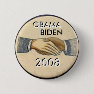Obama/den Biden handskakningen knäppas Knapp
