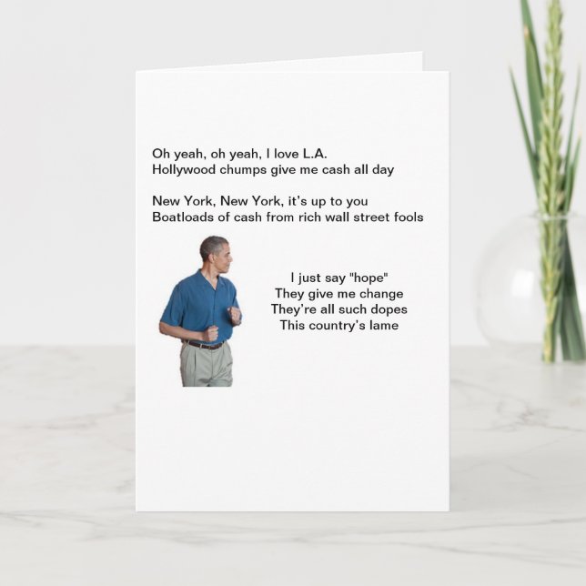 Obama den elitisk kort (Framsida)