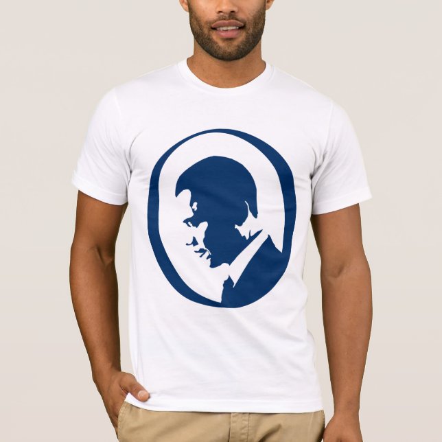 Obama den stora nollan t shirt (Framsida)