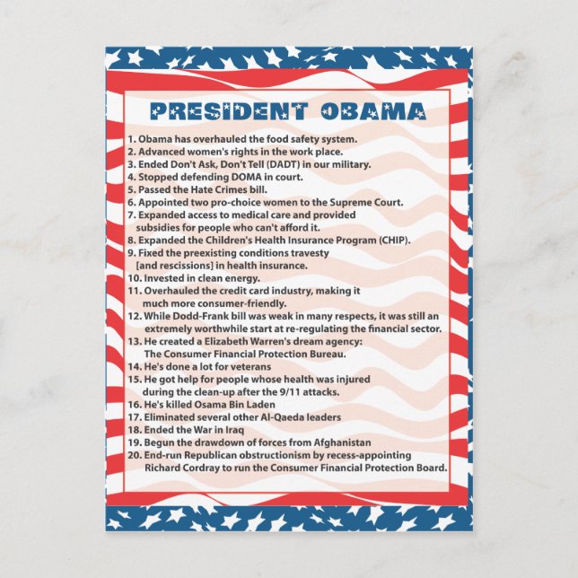 Obama Design 1.ai Vykort (Framsida)