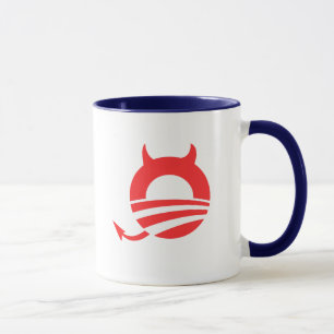Obama djävulen mugg