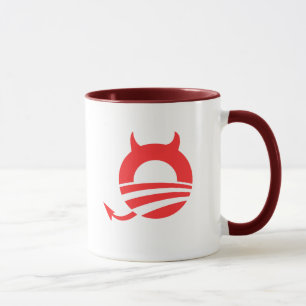 Obama djävulen mugg
