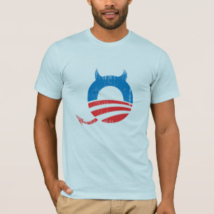 Obama djävulen t-shirt